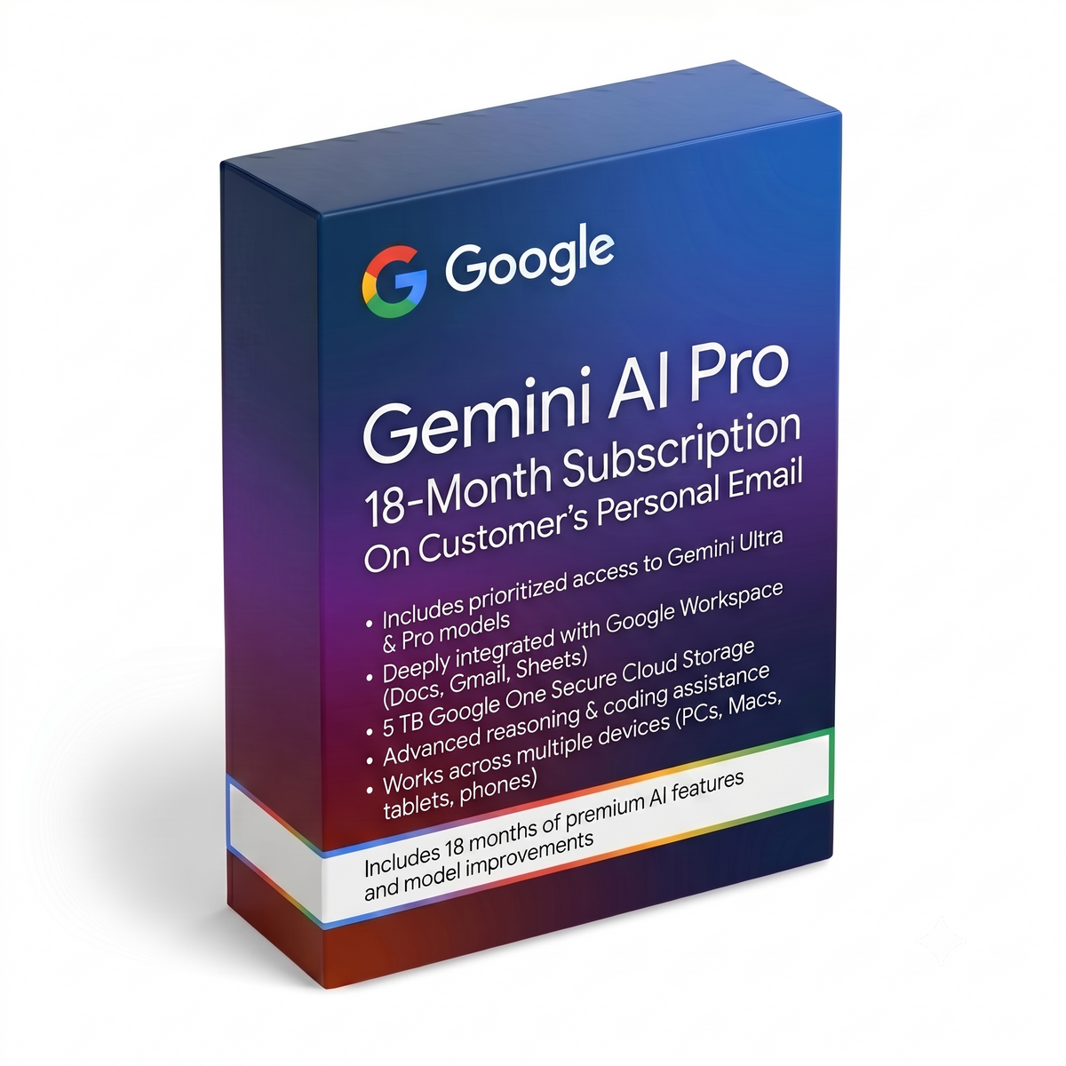 Google AI Pro Subscription (18 Months)